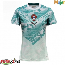 Camiseta Portugal Visitante Equipación para mujer Mundial 2026 manga corta
